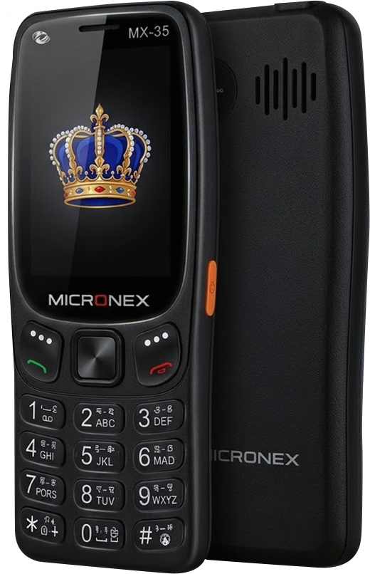 Micromax MX-35 Back View